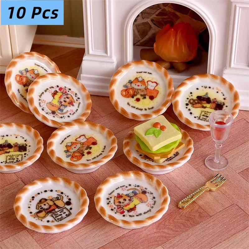 Kids Toys House - 10 pièces/ensemble maison de poupée Miniature