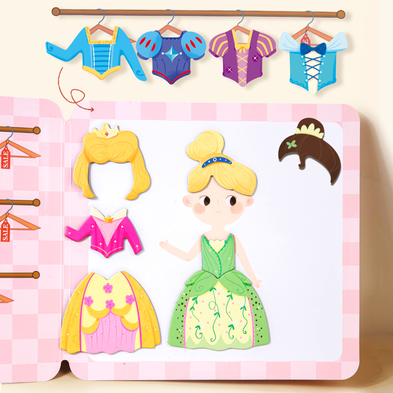 Kids Quiet Toys - Livre magnétique silencieux pour enfants, Puzzle