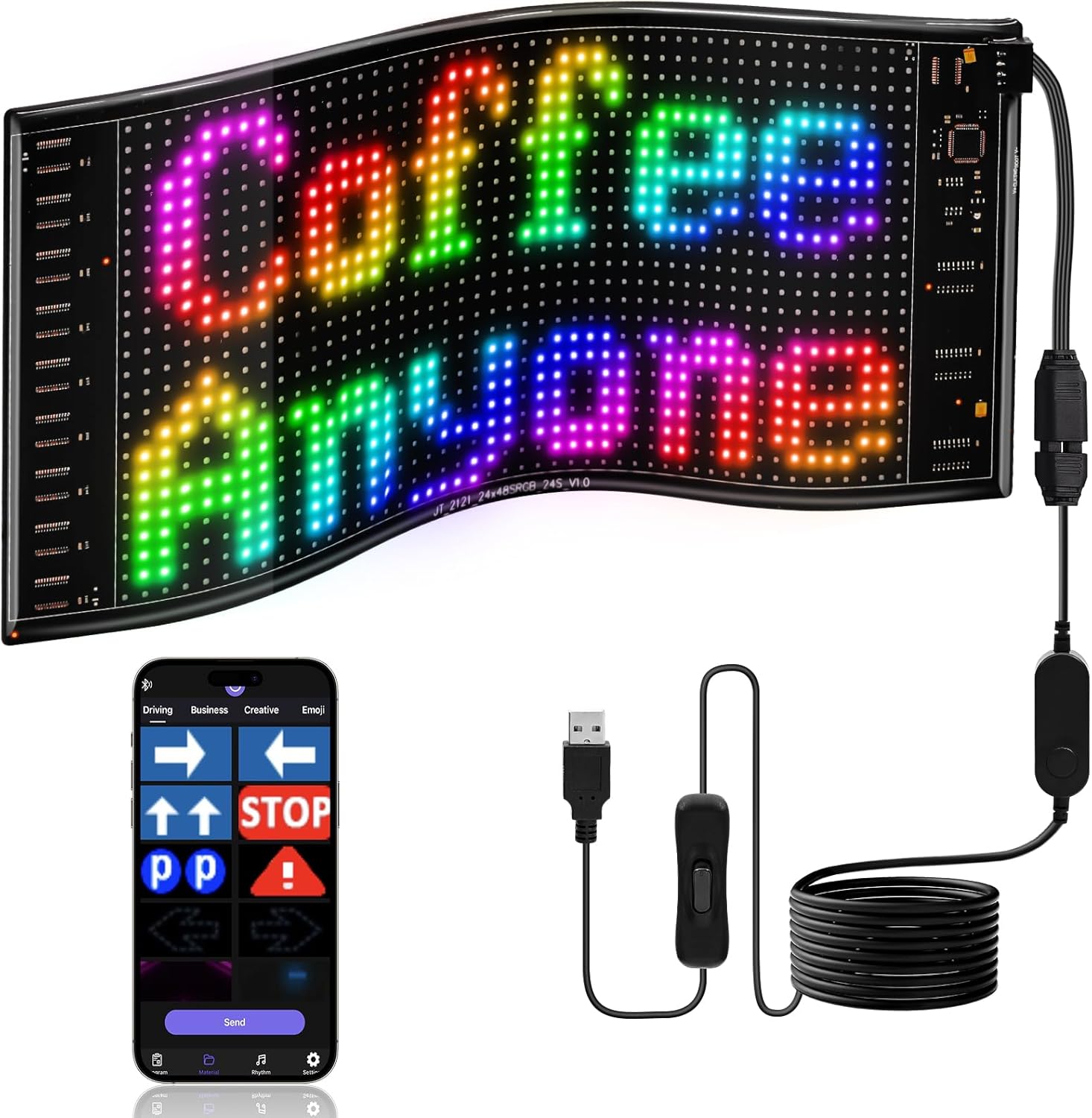 Remote Control Car - LED bricolage matrice Pixel panneau LED