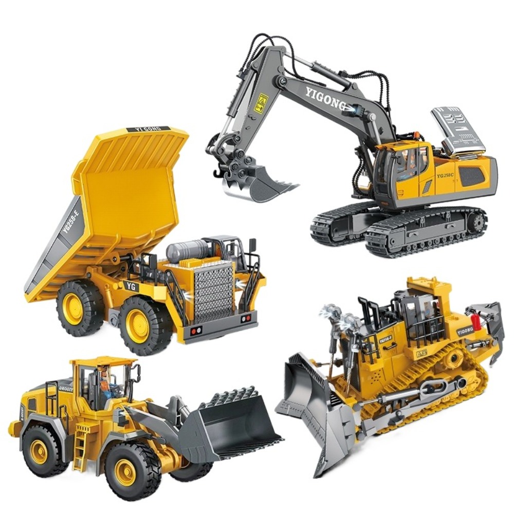 Kids' Toys Channel - Camion benne excavatrice télécommandé 2,4 GHz