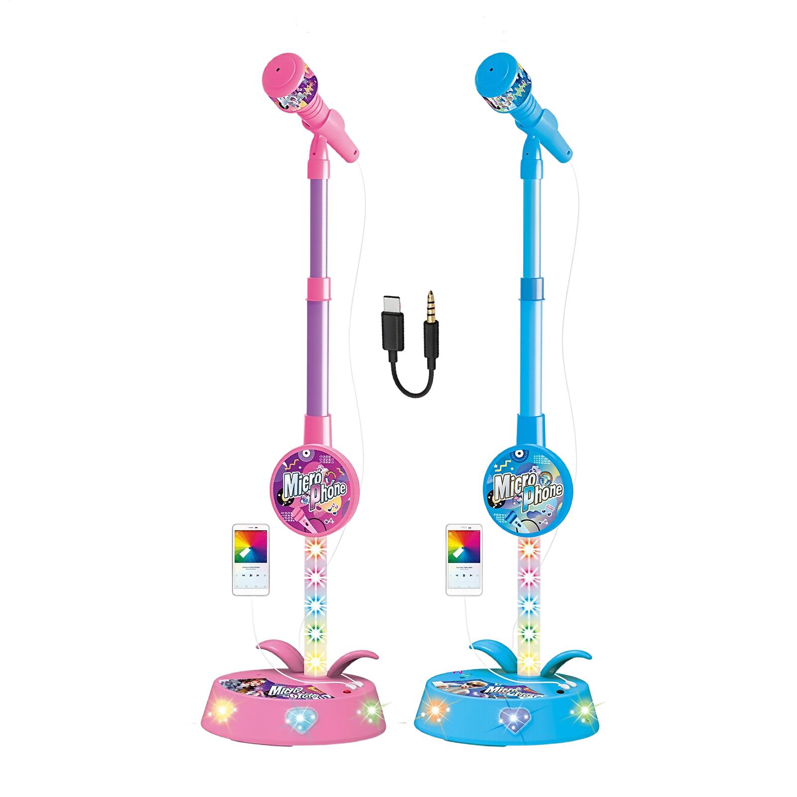 Kids' Toy - Microphone pour enfants avec support, sans