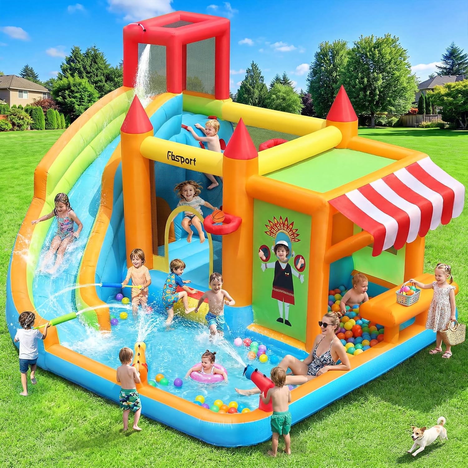 Structure gonflable aquatique  - Kids Toys House avis et prix
