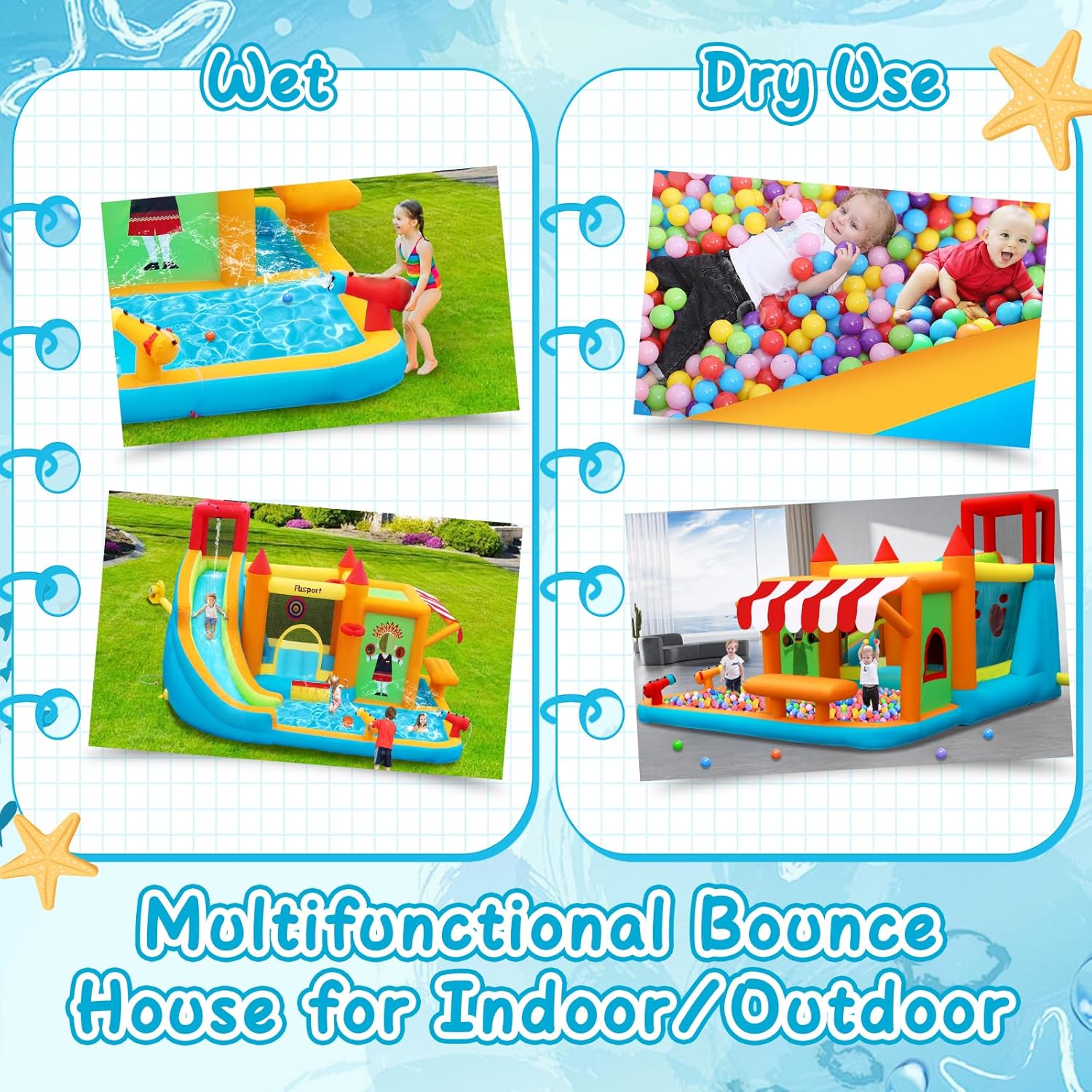 Structure gonflable aquatique  - Kids Toys House avis et prix