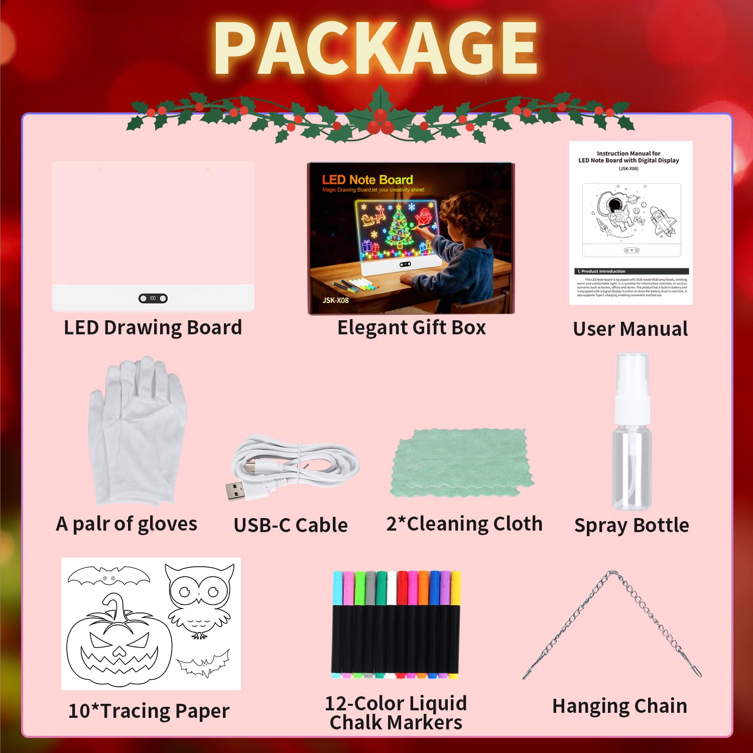 Tableau de dessin LED recharge - Kids Toys Drawing avis et prix