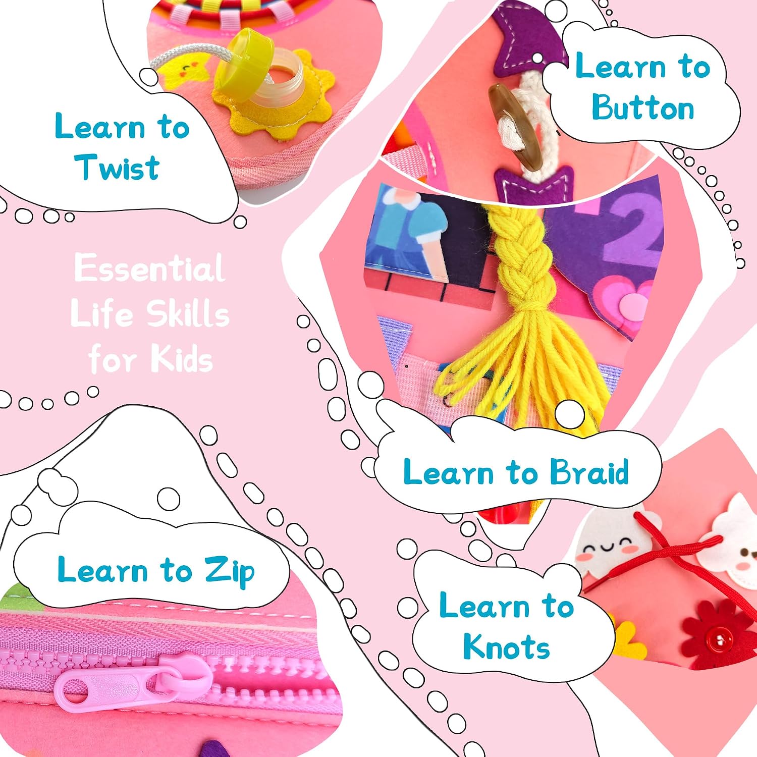 Sac à dos d'activités Château  - Kids Quiet Toys avis et prix