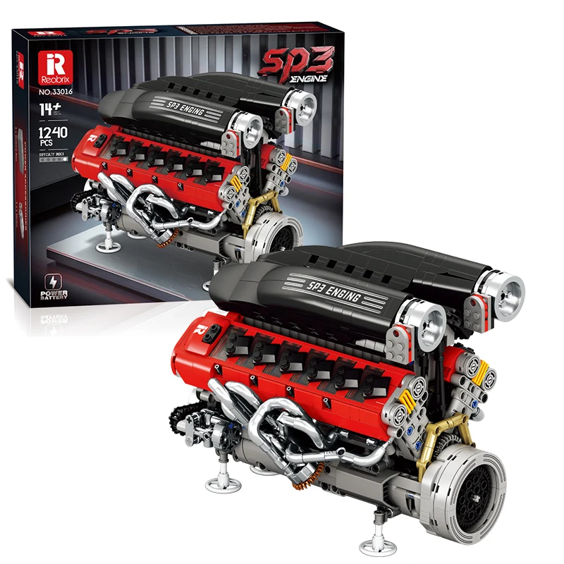 1240 pièces Moteur de voiture  - Kids Toys Cars avis et prix