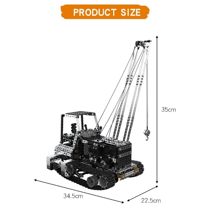 Grue RC en métal à monter soi- - Kids Toys Electric Car avis et prix