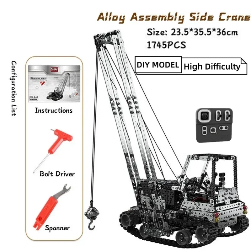 Grue RC en métal à monter soi- - Kids Toys Electric Car avis et prix