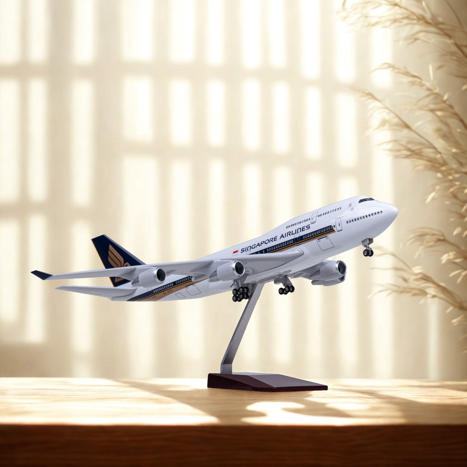 Modèle d'avion B747 de Singapo - Kids Toys Singapore avis et prix