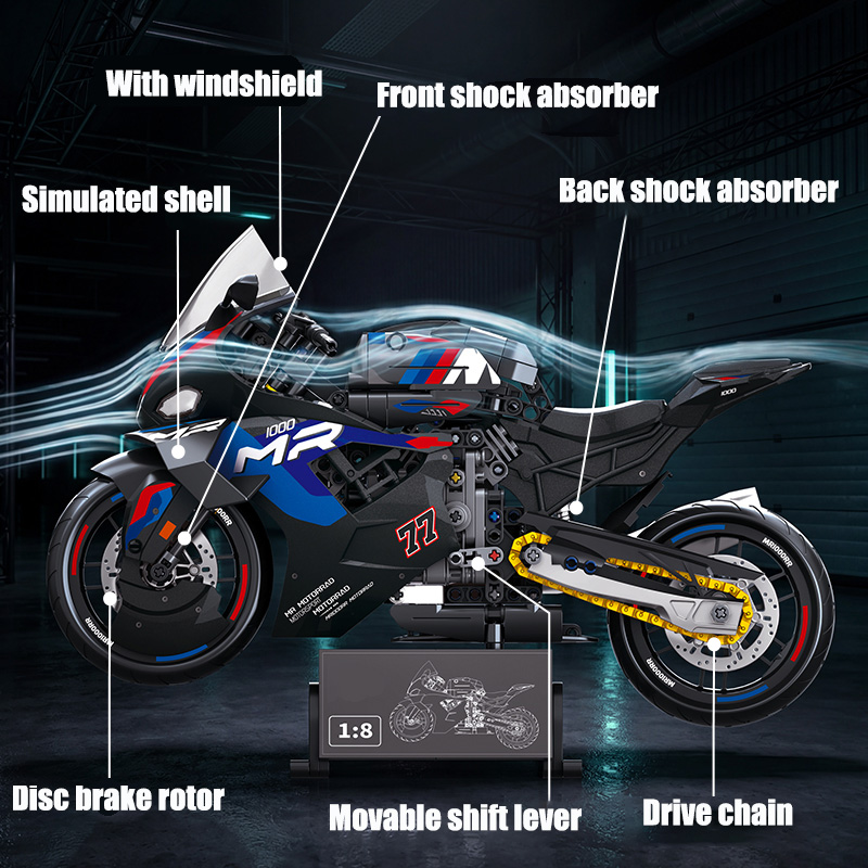 Blocs de construction de moto  - Kids Toys Under 1000 avis et prix