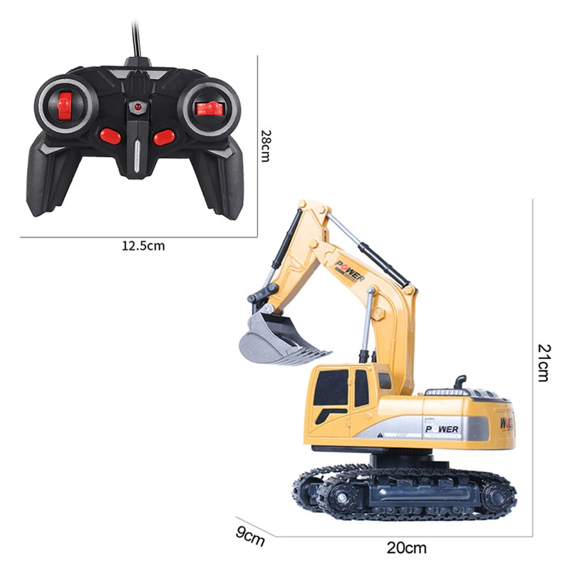 Excavatrice RC 2,4 GHz 6 canau - Kids' Toys Channel avis et prix