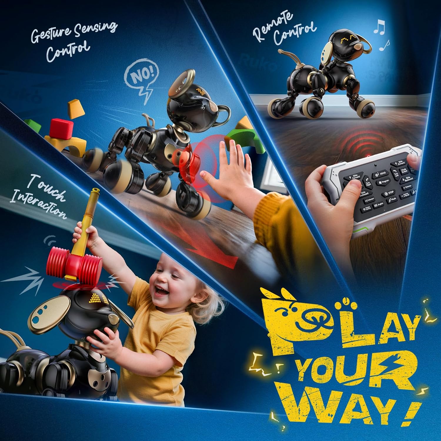 Robot chien intelligent 2.4G A - Kid Toys And More avis et prix