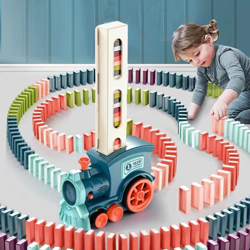 Train à dominos automatique, v - Kids Toys Electric Car avis et prix