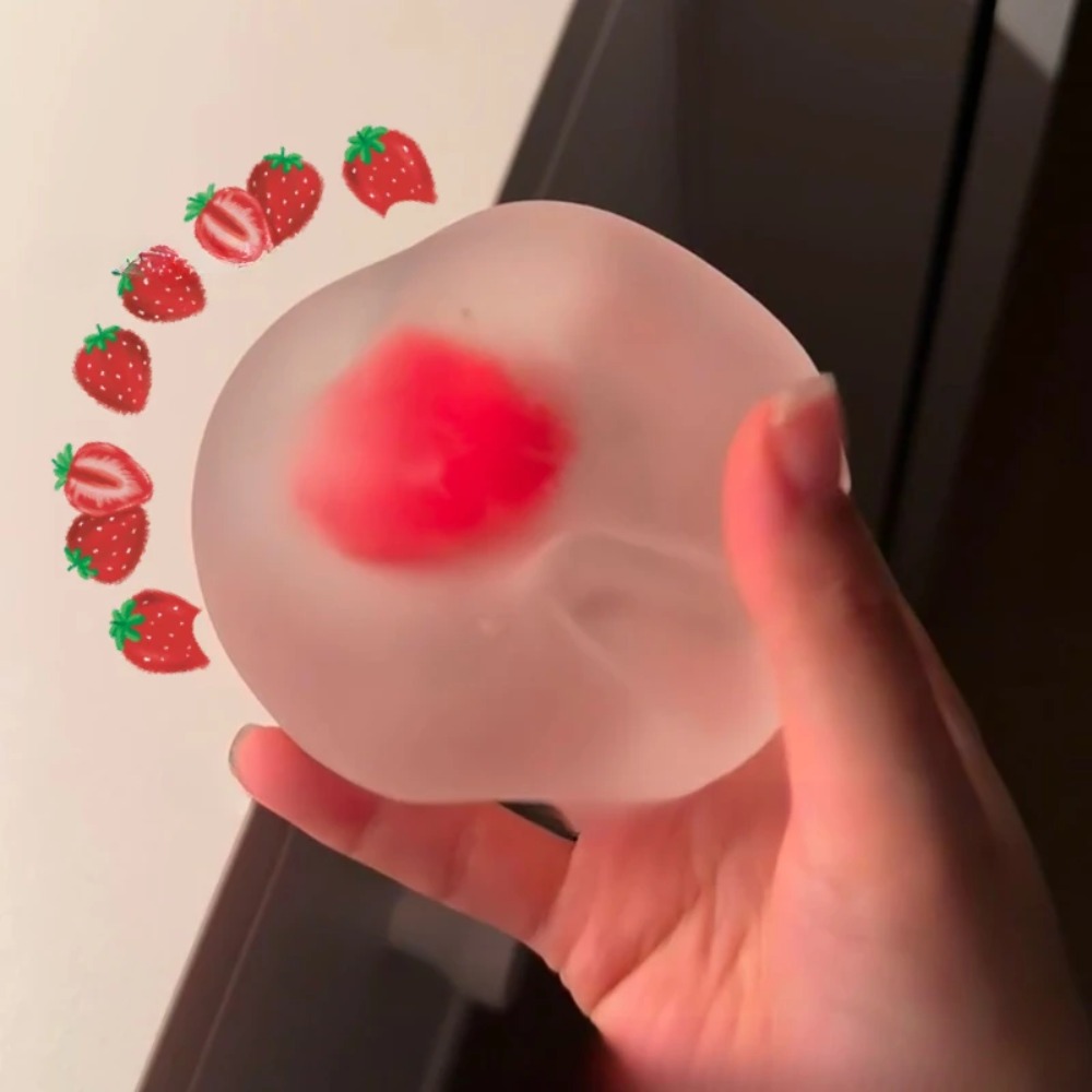 Balle anti-stress fraise soupl - Kids' Toy avis et prix