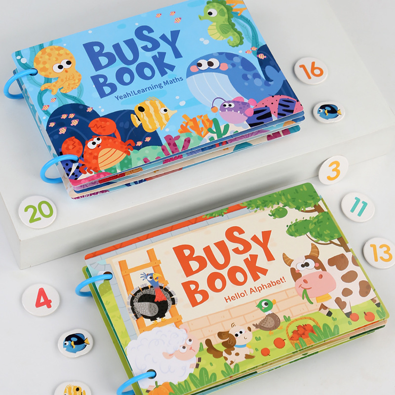 Livre d'activités Montessori p - Kids Quiet Toys avis et prix