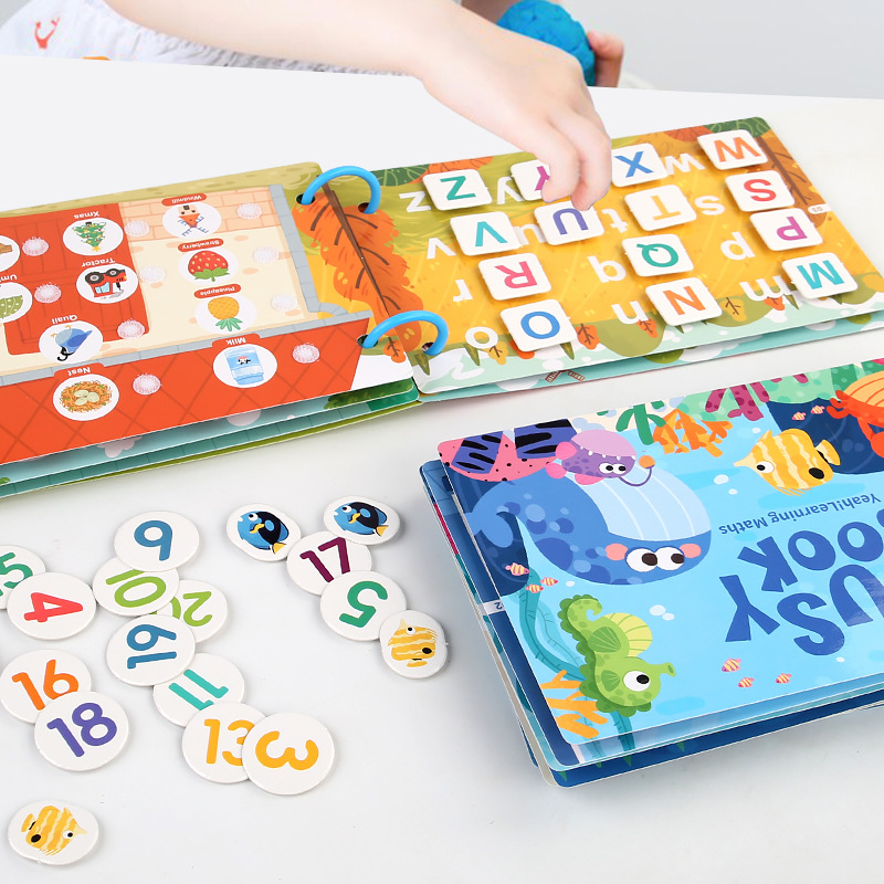 Livre d'activités Montessori p - Kids Quiet Toys avis et prix